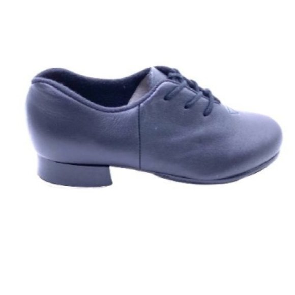Bloch Shoes - Bloch Tap Shoes Audeo Unisex 11.5 Black Oxford Lace Up Dance Leather Full Sole